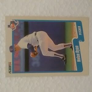 Nolan Ryan Baseball Card 1990